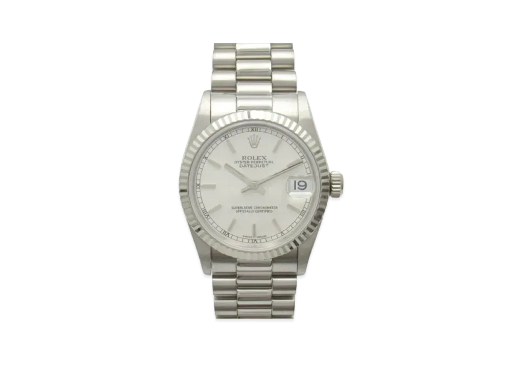 ROLEX Datejust "Silver/White Gold"