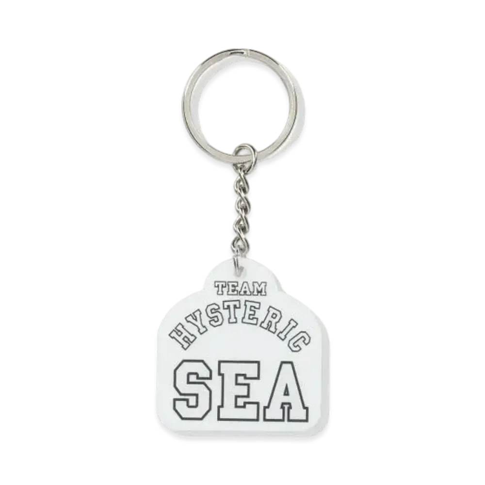 WIND AND SEA x HYSTERIC GLAMOUR Rubber Key Holder "White"