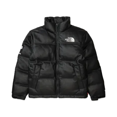 Supreme x The North Face Leather Nuptse Jacket "Black"