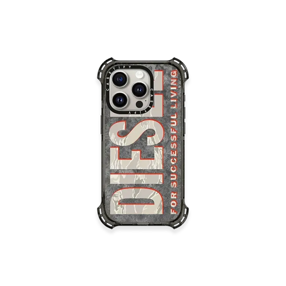Diesel 60308 Casetify Moulded Case Iphone 15 Pro "Brown White"