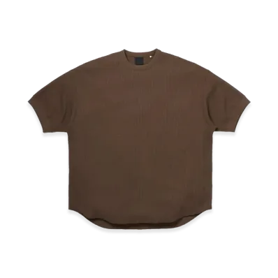 DAIWA PIER39 Women's Tech Thermal Crew S/S "Brown Gray"