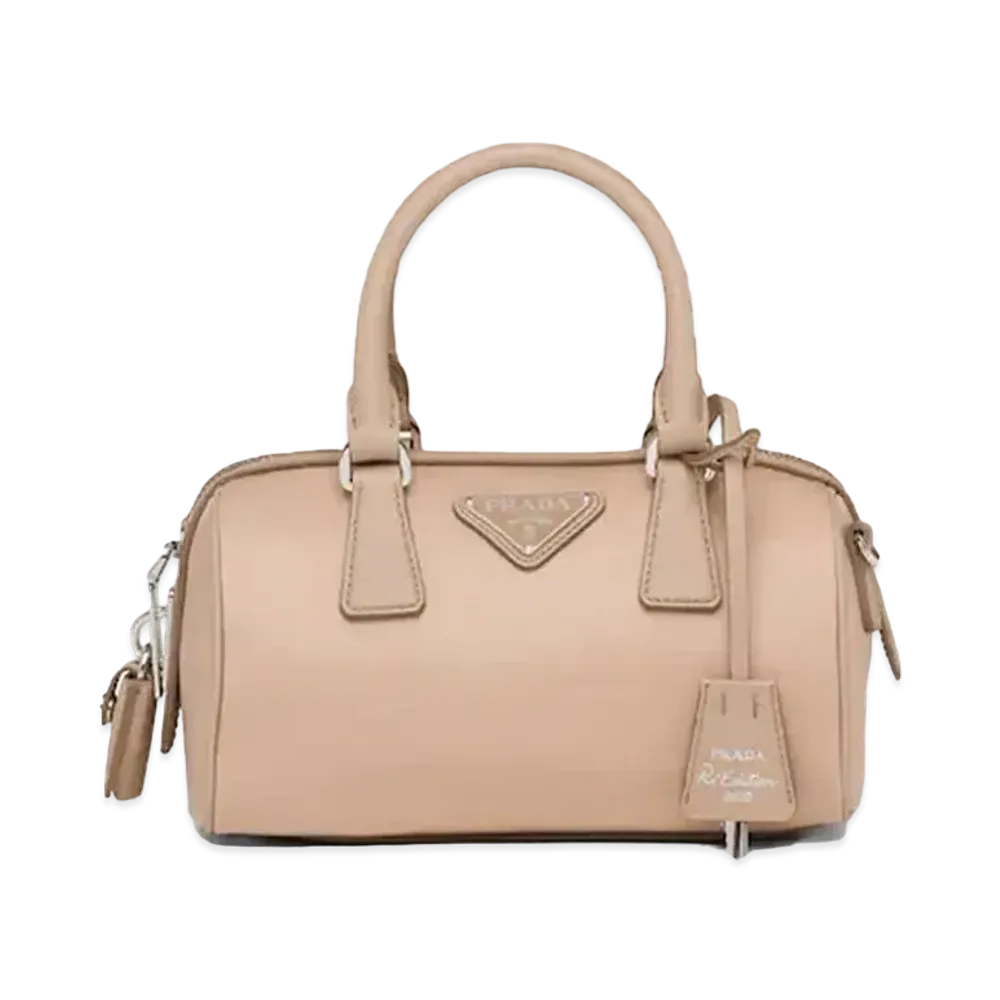 PRADA Re-Edition 2005 Nylon Bag "Beige Pink"