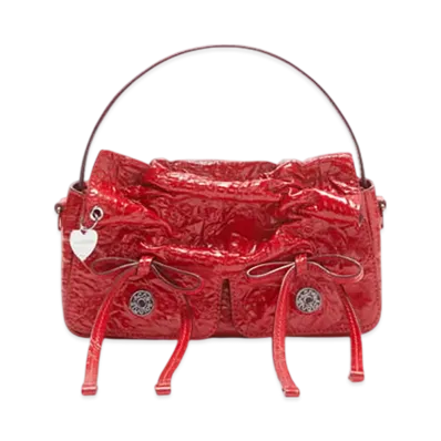 Acne Studios Multipocket micro bag "Red"