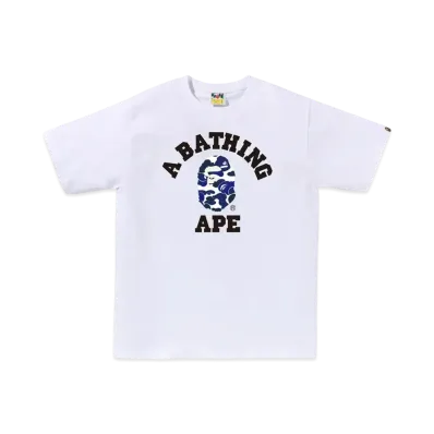 A BATHING APE Bape.Com College Tee BAPEC Special Preorder "White"
