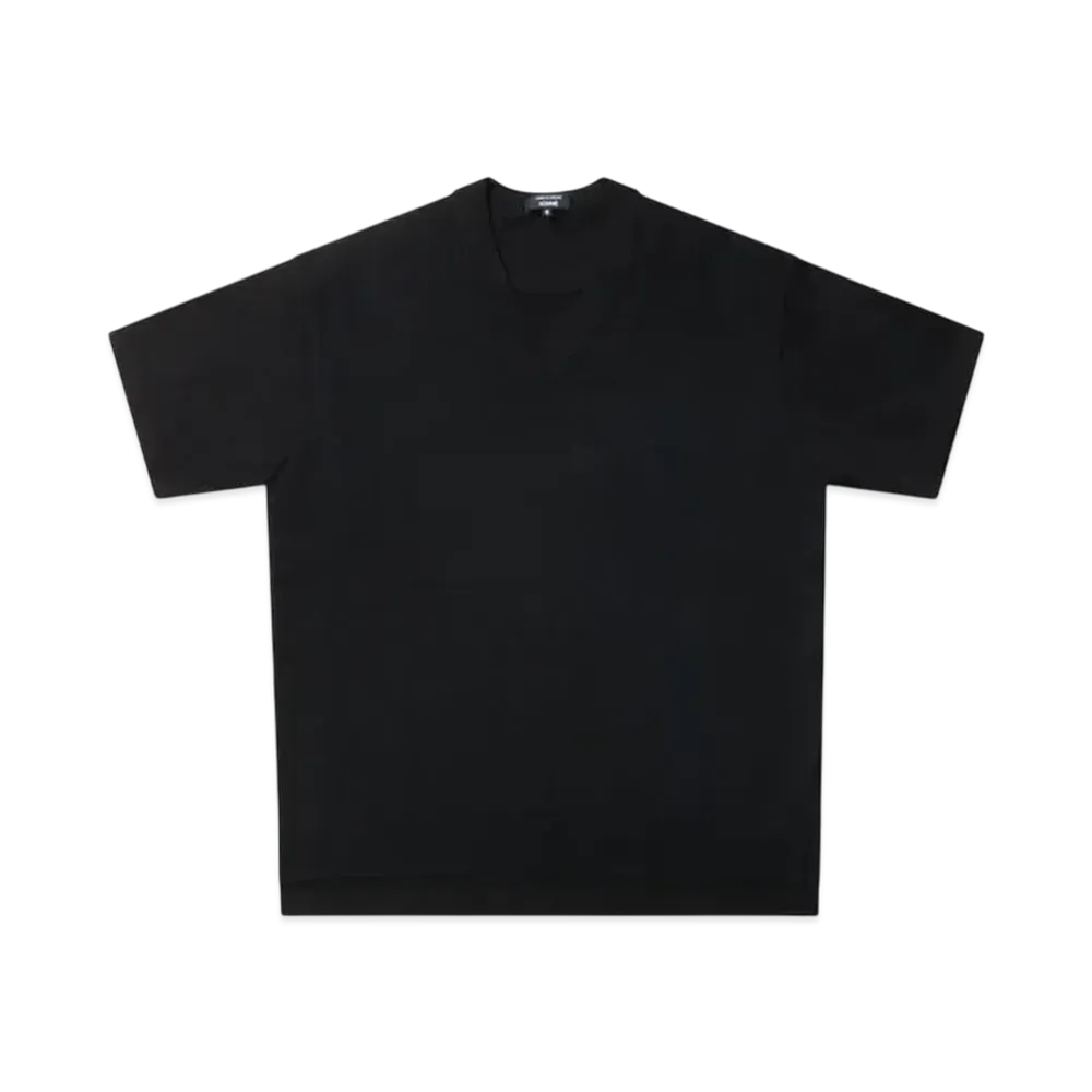 COMME des GARCONS HOMME Cotton Jersey x Comme des Garcons Polyester Knit T-Shirts "Black"