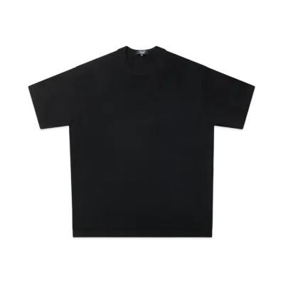 COMME des GARCONS HOMME Cotton Jersey x Comme des Garcons Polyester Knit T-Shirts "Black"