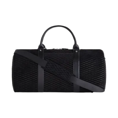 Kith Monogram Suede Traveler K55 Bag "Black"