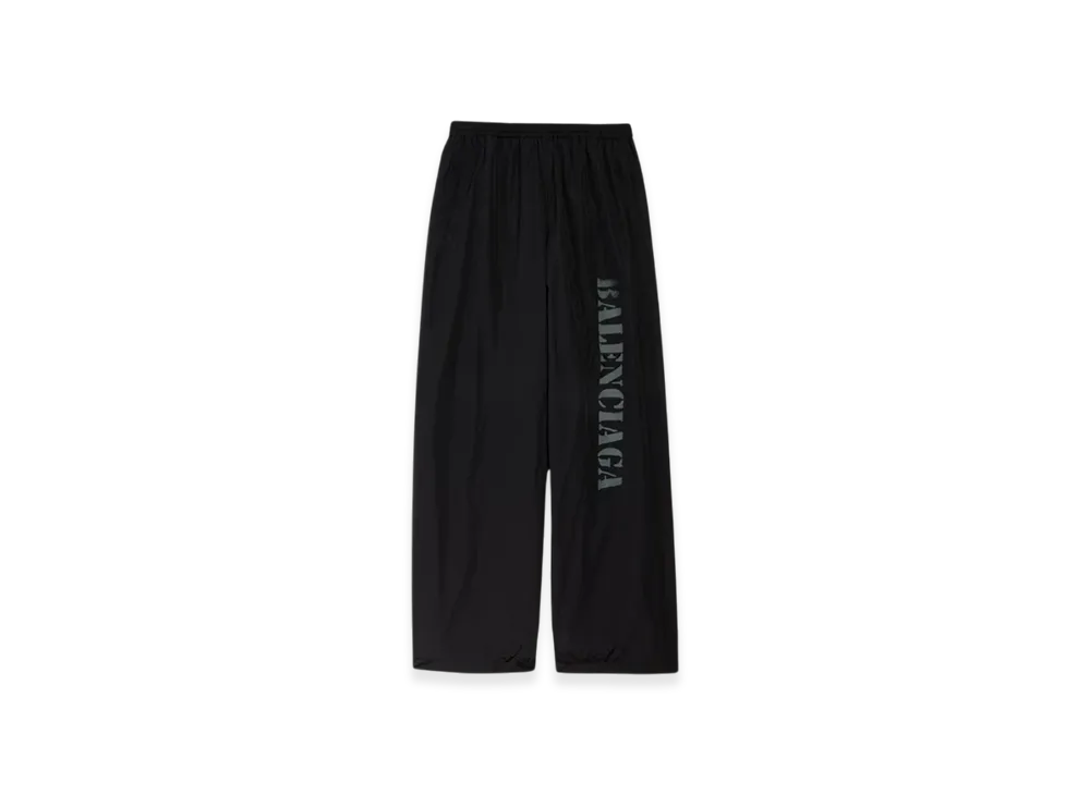 BALENCIAGA Stencil Type Tracksuit Pants "Black"