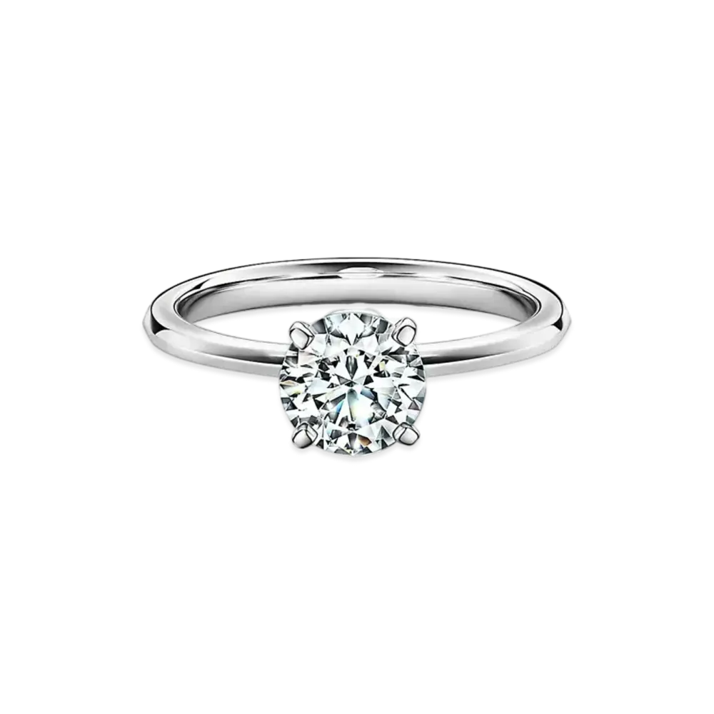 Tiffany & Co. True Engagement Ring With A Round Brilliant Diamond 1 Carat
