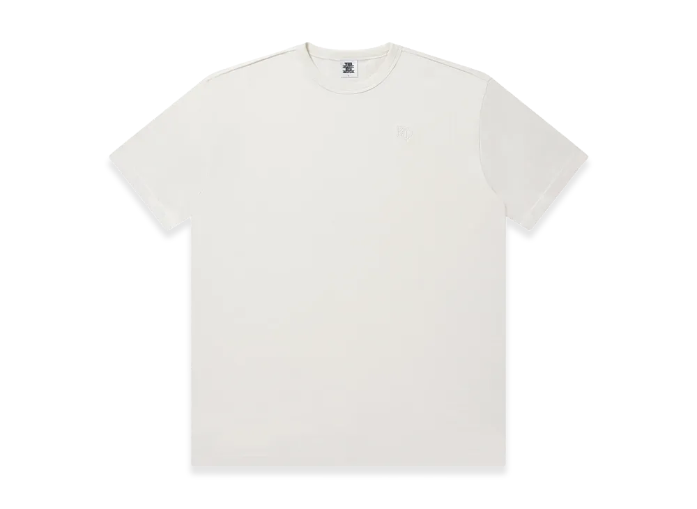 BlackEyePatch Emblem Embroidered Lightweight Tee "White"