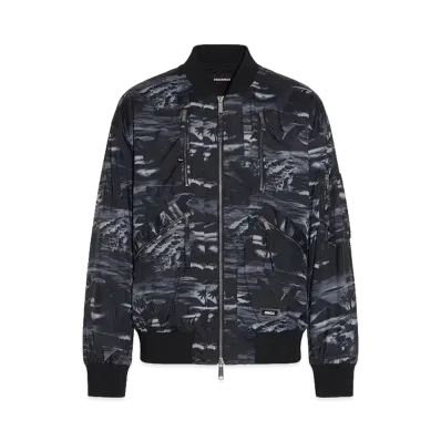 DSQUARED2 Hawaii Oversize Bomber "Black"