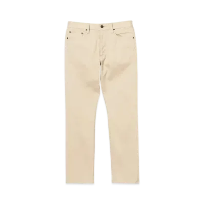 BEAMS 5 Pocket Tapered Pique "Beige"