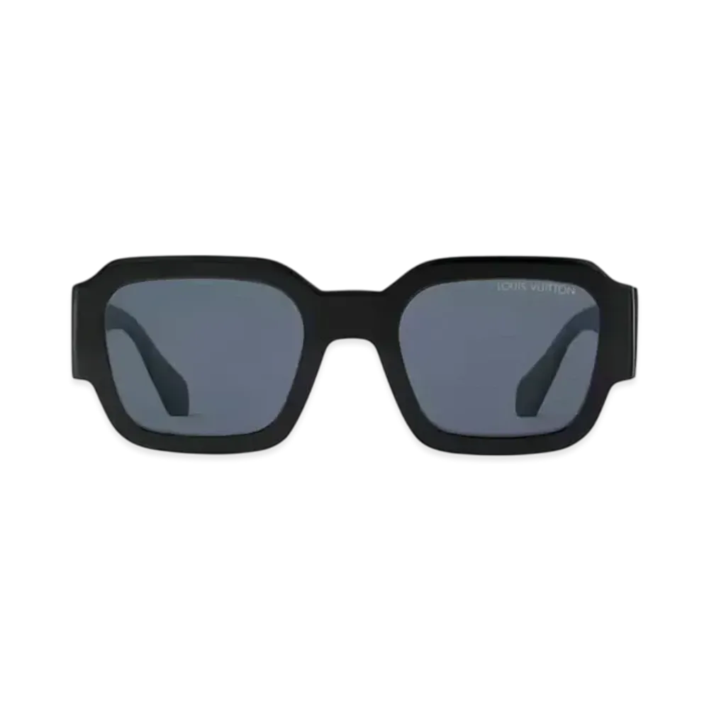 Louis Vuitton LV Clash Round Square Sunglasses "Noir"
