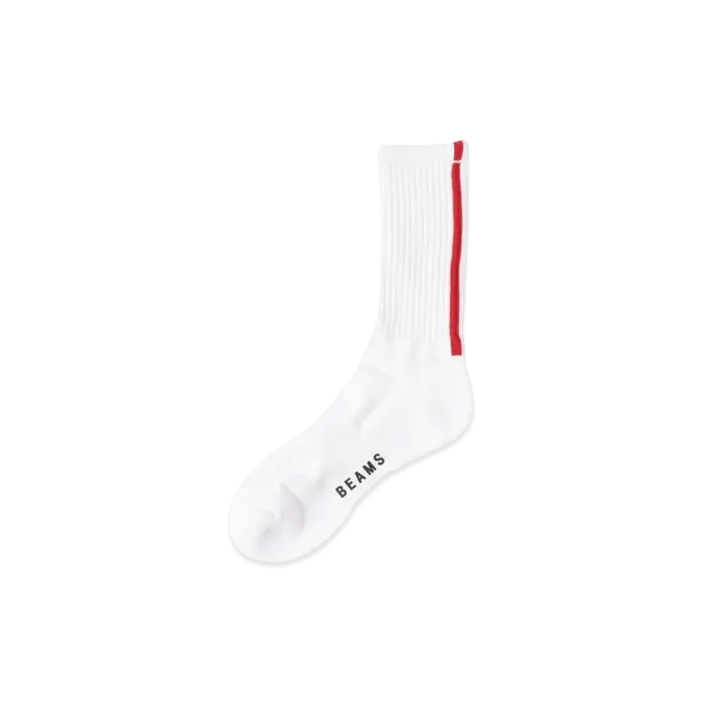 BEAMS Backline Socks "White"