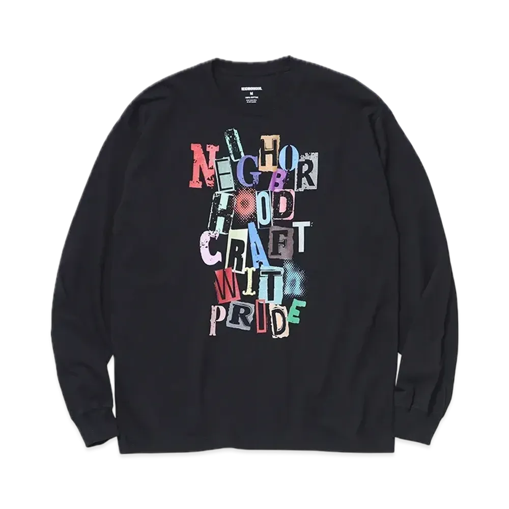 NEIGHBORHOOD NH . Tee LS-11 "Black"