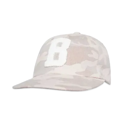 BILLIONAIRE BOYS CLUB CHENILLE LOGO CAP B "CAMO"