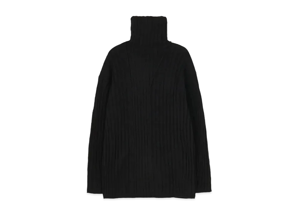 Yohji Yamamoto Pour Homme 7G RIB X 3G RIB RIB TURTLE A "Black"