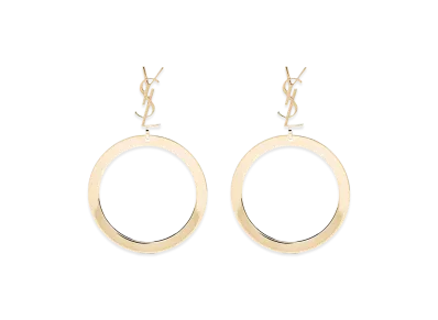 Saint Laurent Women's 'Cassandre' Earrings "Gold"
