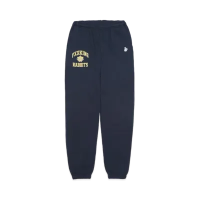 FR2 College logo Sweat pants "Navy"