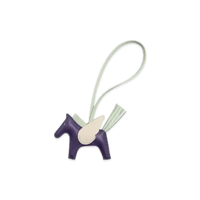 Hermes Rodeo Pegase PM Charm "Purple"