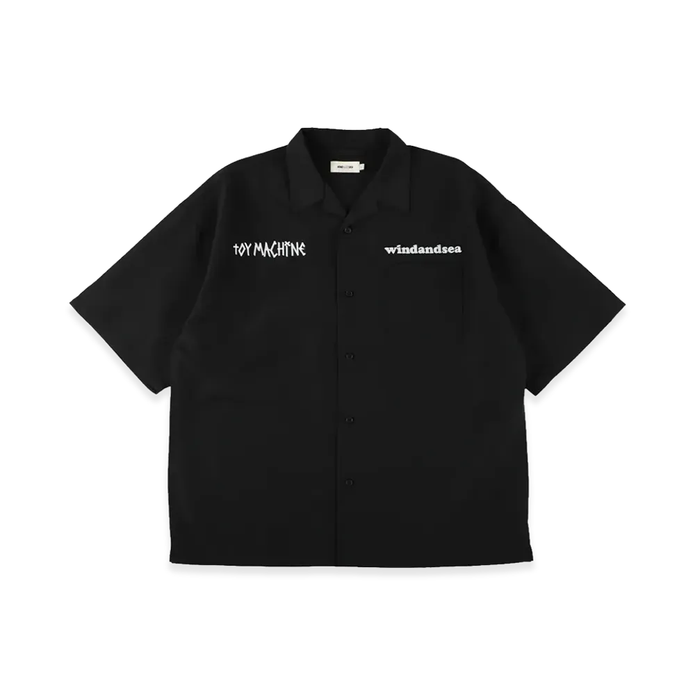 WIND AND SEA x Toy Machine Toymonster Shirt "Black"