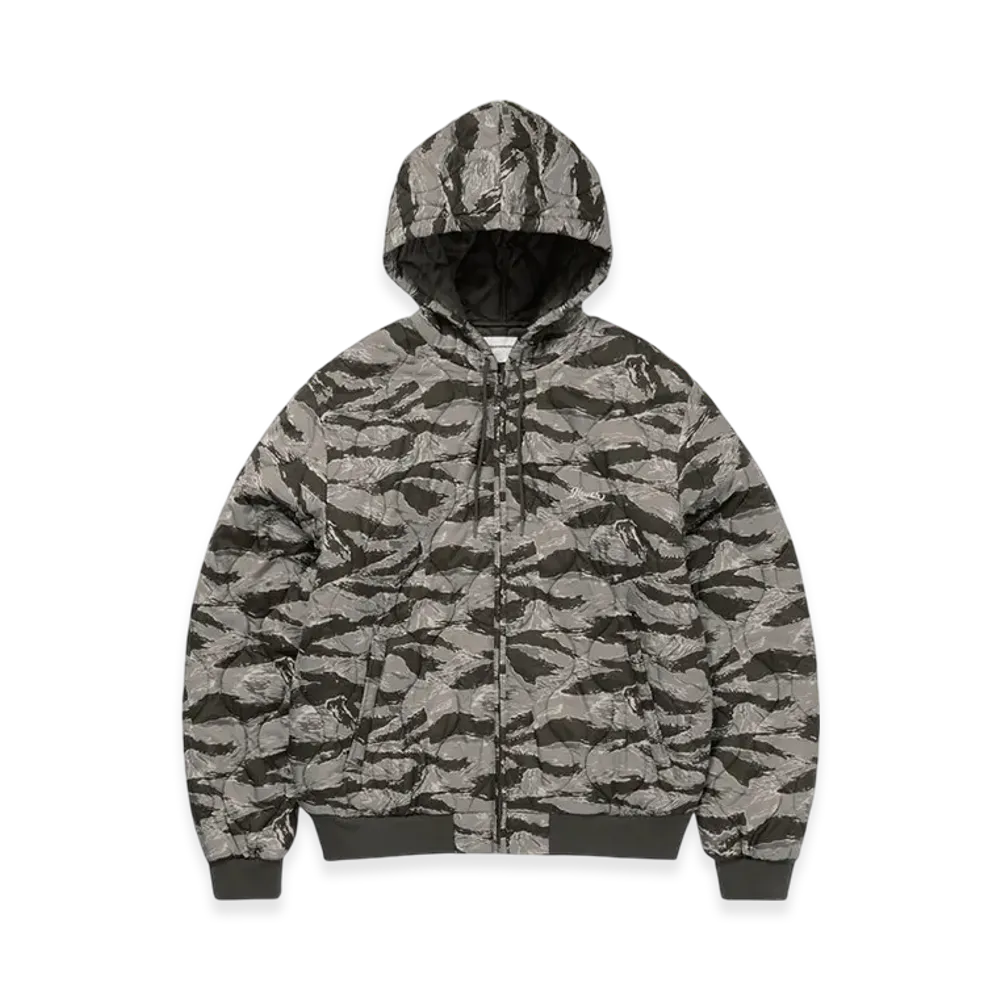 thisisneverthat Quilted Hooded Jacket "Olive"