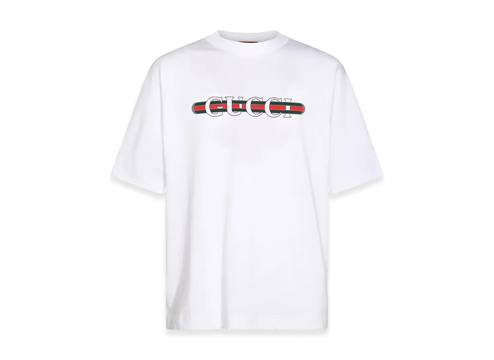 GUCCI 'Gucci Web' T-Shirt "White"