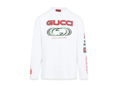 GUCCI Logo Print T-Shirt "White"
