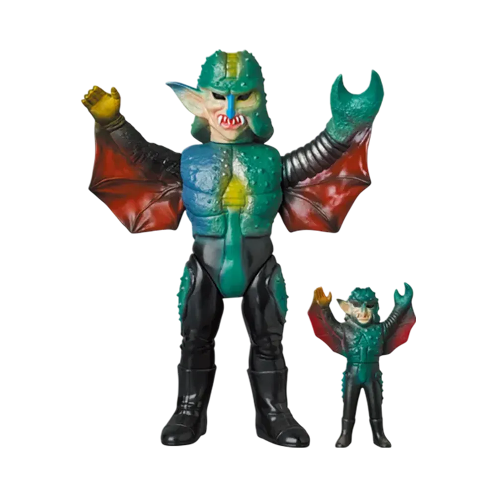 MEDICOM TOY "Toei Retro Sofvi Collection" -Masked Rider- Ganikoumoru (New Color + Mini Soft Vinyl)