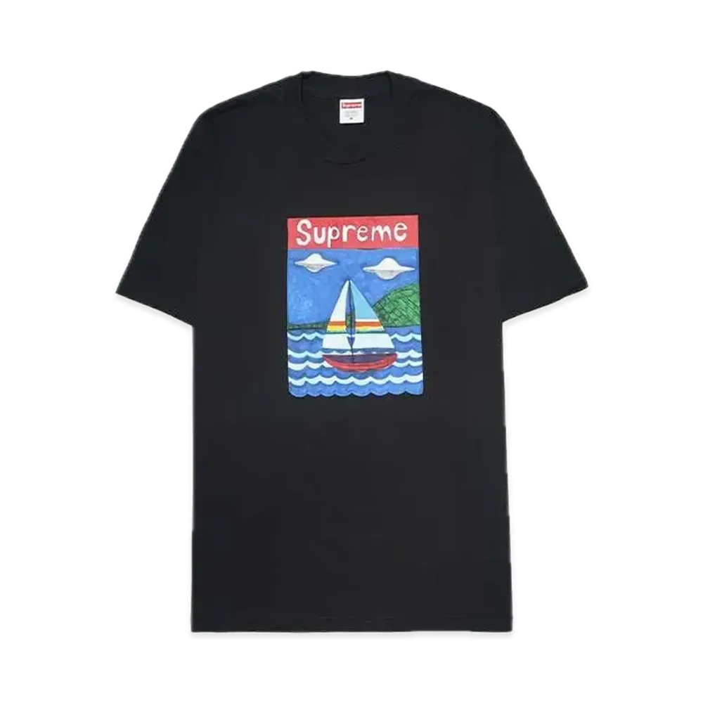 Supreme Sailboat Tee "Black"