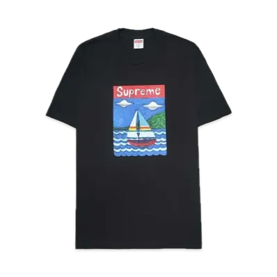 Supreme Sailboat Tee "Black"