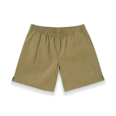 OUR LEGACY Work Shorts "Olive Nylon Oxford"