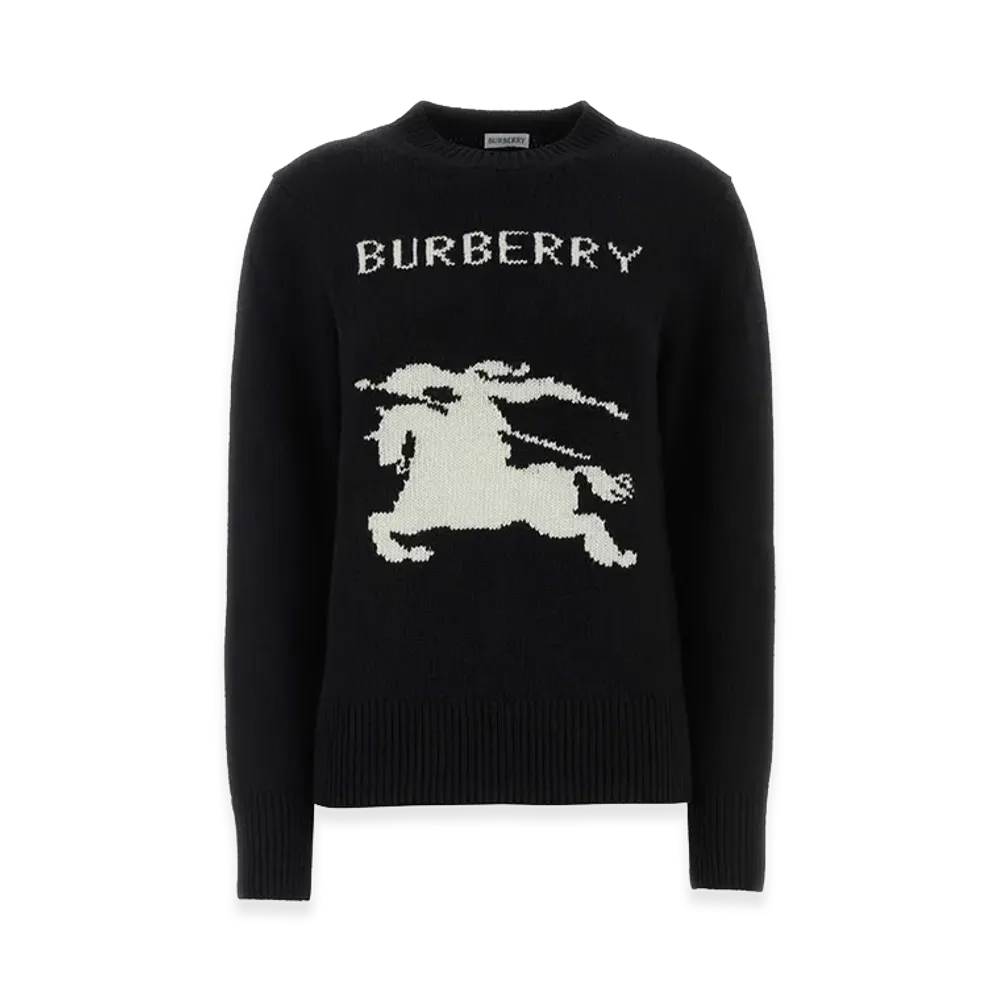 Burberry Women's Wool Blend Sweater "Black"
