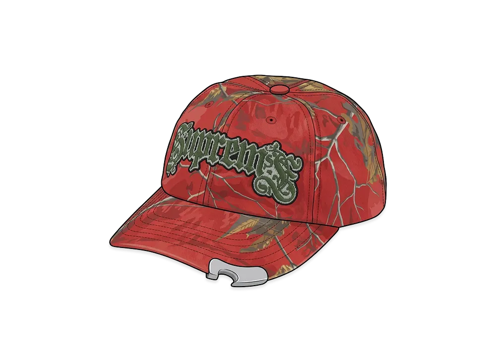 Supreme Bottle Opener 6-Panel "Realtree Xtra Red Camo"