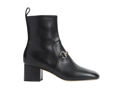GUCCI Women's Lady Horsebit Boots "Black"