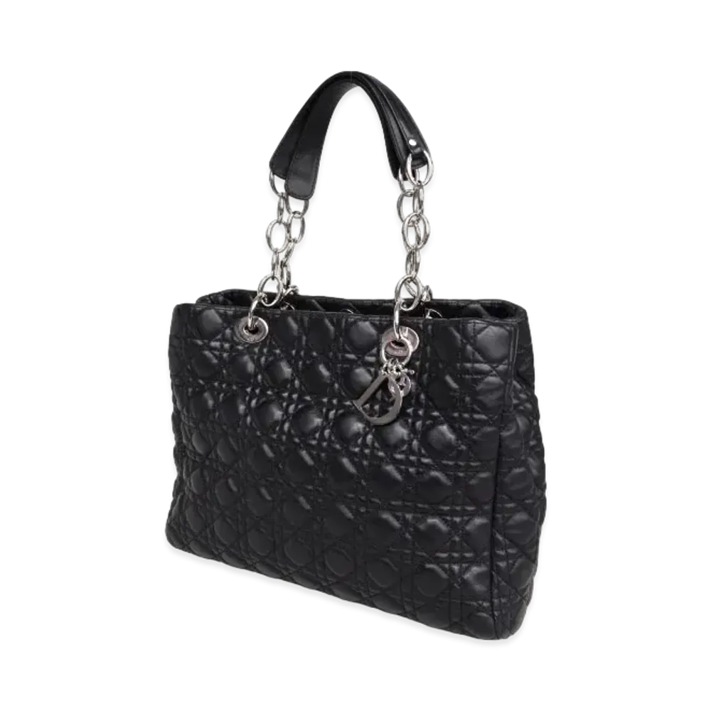 Dior Cannage Chain Bag "Black"