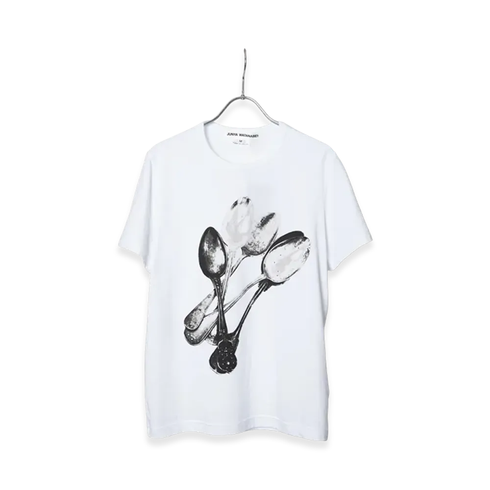 JUNYA WATANABE Women's Spoon Print Tee "White"