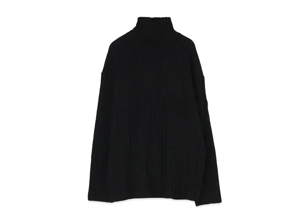 Yohji Yamamoto Pour Homme 7G RIB X 3G RIB RIB TURTLE B "Black"