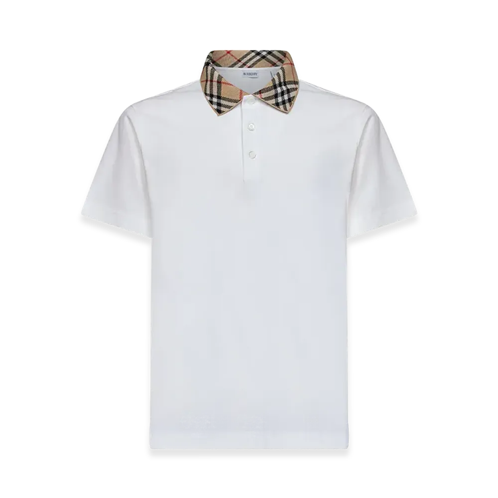Burberry Piquet Polo Shirt "White"