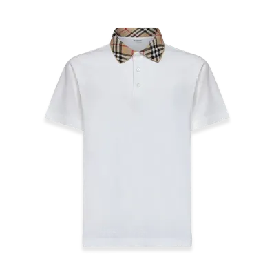 Burberry Piquet Polo Shirt "White"