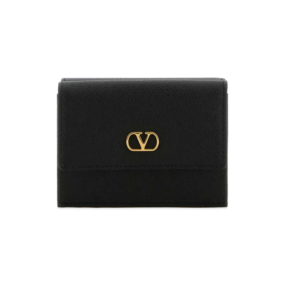 Valentino Women's Leather Wallet "Black"