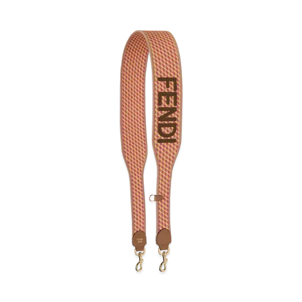FENDI Strap You Ribbon Shoulder Strap "Pink"