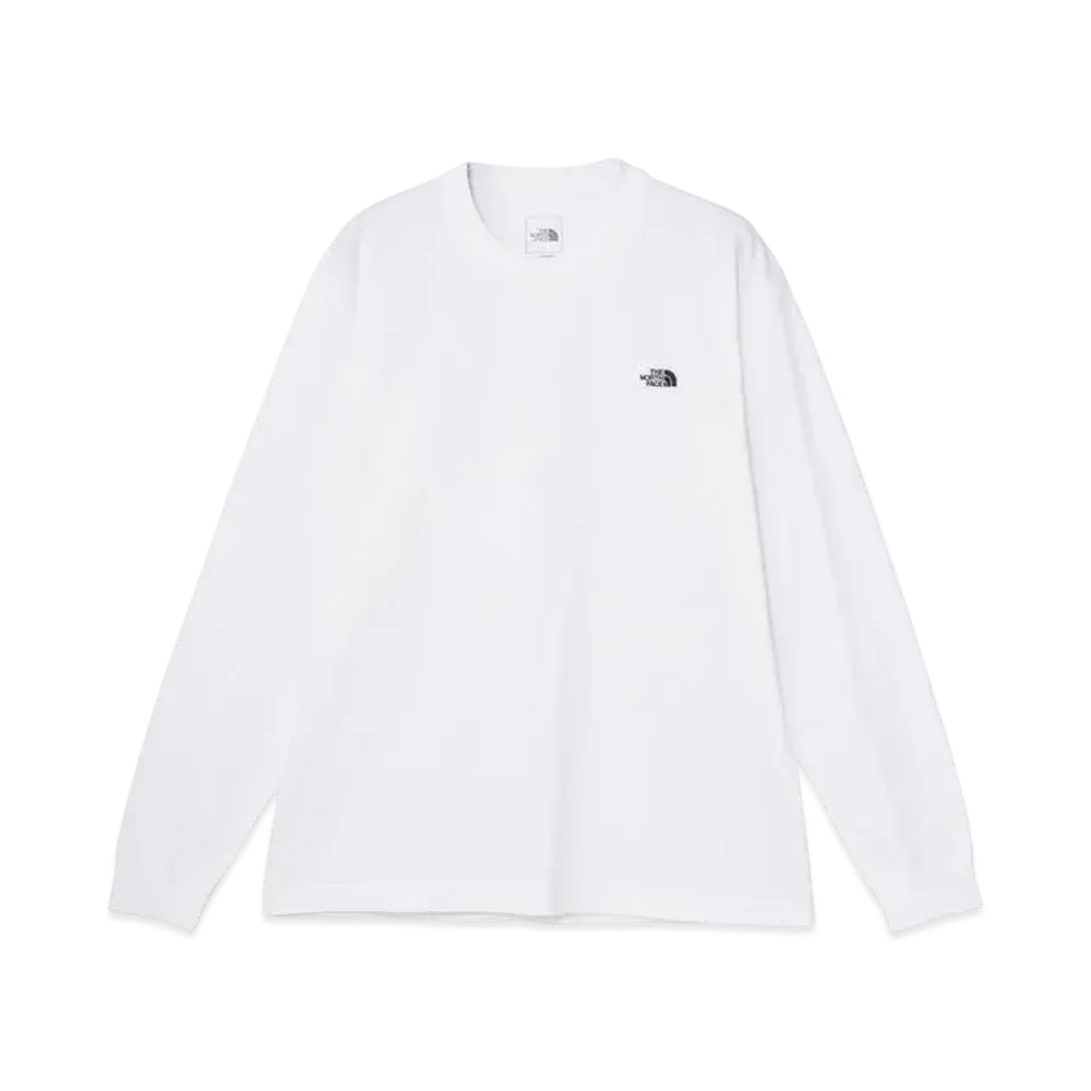 The North Face Long Sleeve Flash Dry Nuptse Cotton Tee "White"
