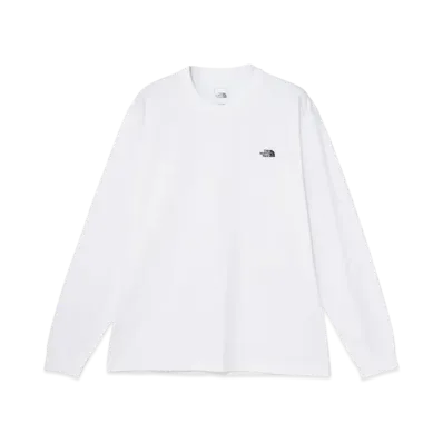 The North Face Long Sleeve Flash Dry Nuptse Cotton Tee "White"