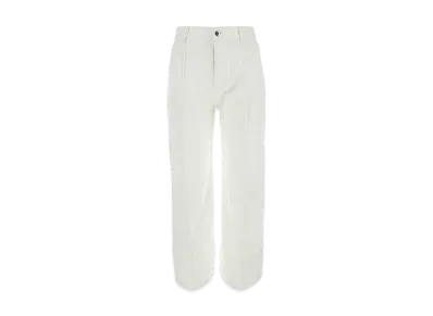 Bottega Veneta Women's Curved Shape Denim "White"
