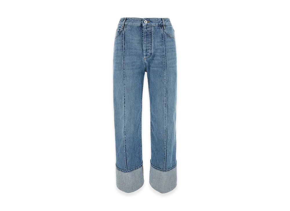 Bottega Veneta Women's Denim Jeans "Mid Blue"