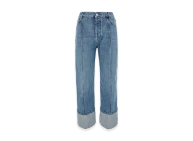 Bottega Veneta Women's Denim Jeans "Mid Blue"