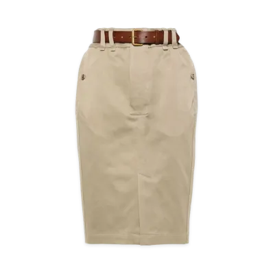 Saint Laurent Women's Skirts "Beige"