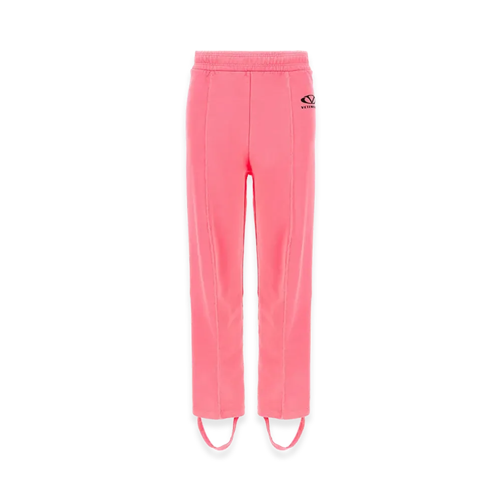 VETEMENTS Women's Oval Logo Joggers "Pink"