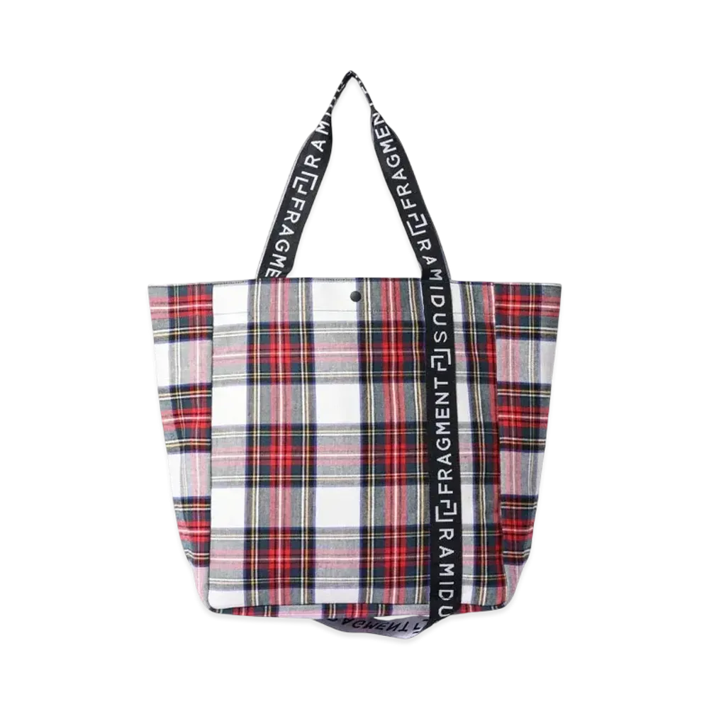FRAGMENT x Ramidus 2024Aw Holiday Box Tote Bag L "White"